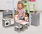 Badger Basket Kitchen Furniture Set for 18 inch Dolls - Gray/White